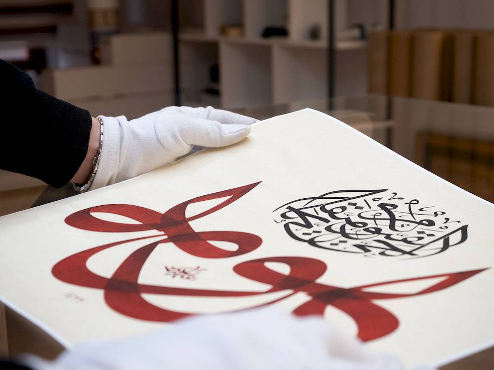 Fine Art baskı örneği.